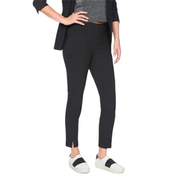 Athleta Wander Slim Ankle Stretch Black Pockets 6 - Picture 1 of 7